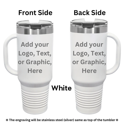 Custom Engraved Tumbler - Add your Logo or Name