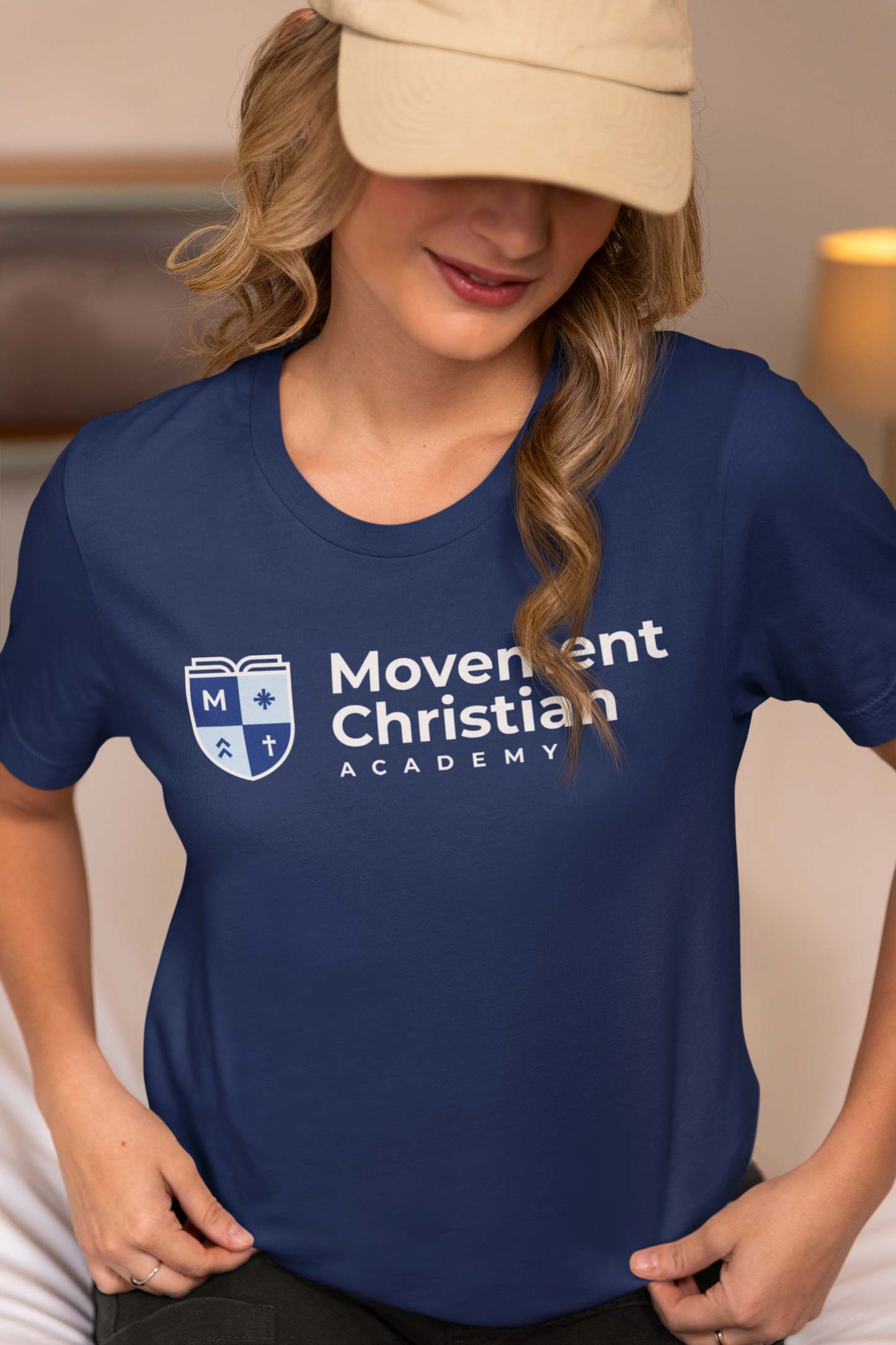 Movement Christian Academy T-shirt Navy