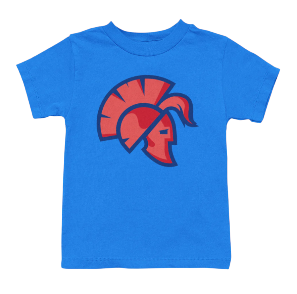 MCA Warrior Mascot - Heather Royal Blue - Toddler & Youth sizes
