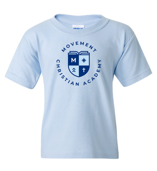 MCA crest -Light Blue - Toddler & Youth sizes