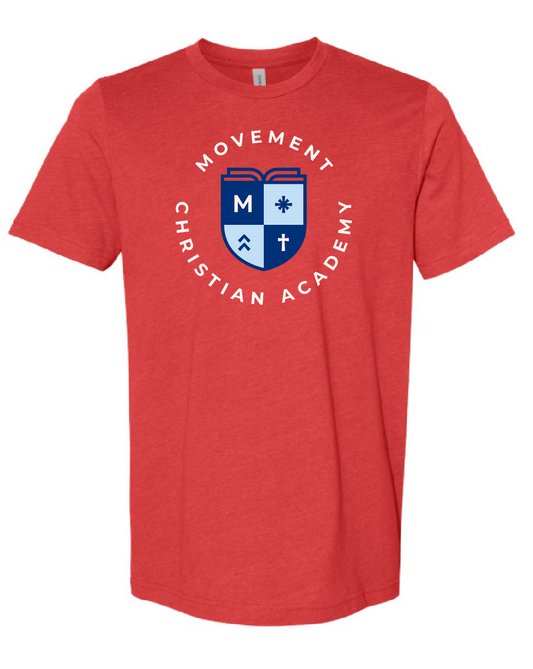 Movement Christian Academy - Heather Red - Adult