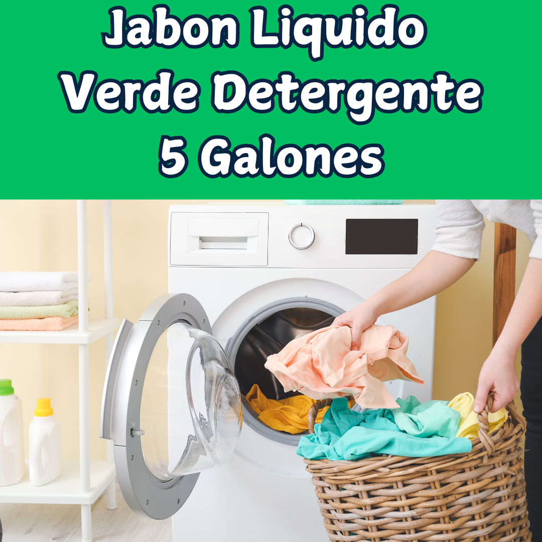 Jabon Liquido Verde Detergente 5 Galones